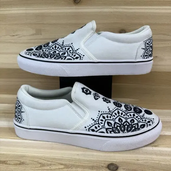 Yes We Vibe Bohemian Slip On Shoes UNISEX Men's 7/Women's 9 - Picture 1 of 16